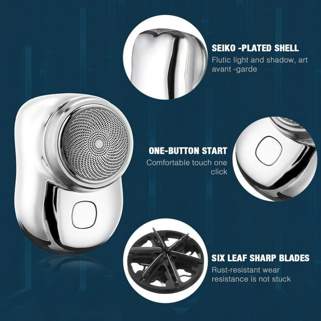  Smooth shave portable razor - compact & painless shave-3