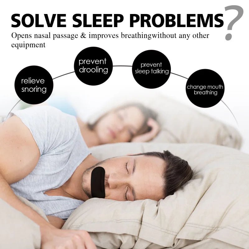 RESTTAPE – 100pcs Mouth Tape for Sleep, Anti-Snoring Solution, Nasal Breathing 2