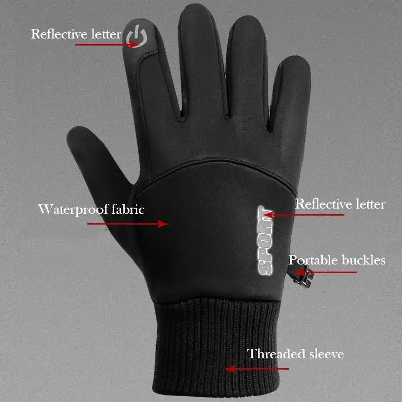 TOUCHWARM – Thermal Touch Screen Gloves Waterproof, Anti-Skid Grip 4