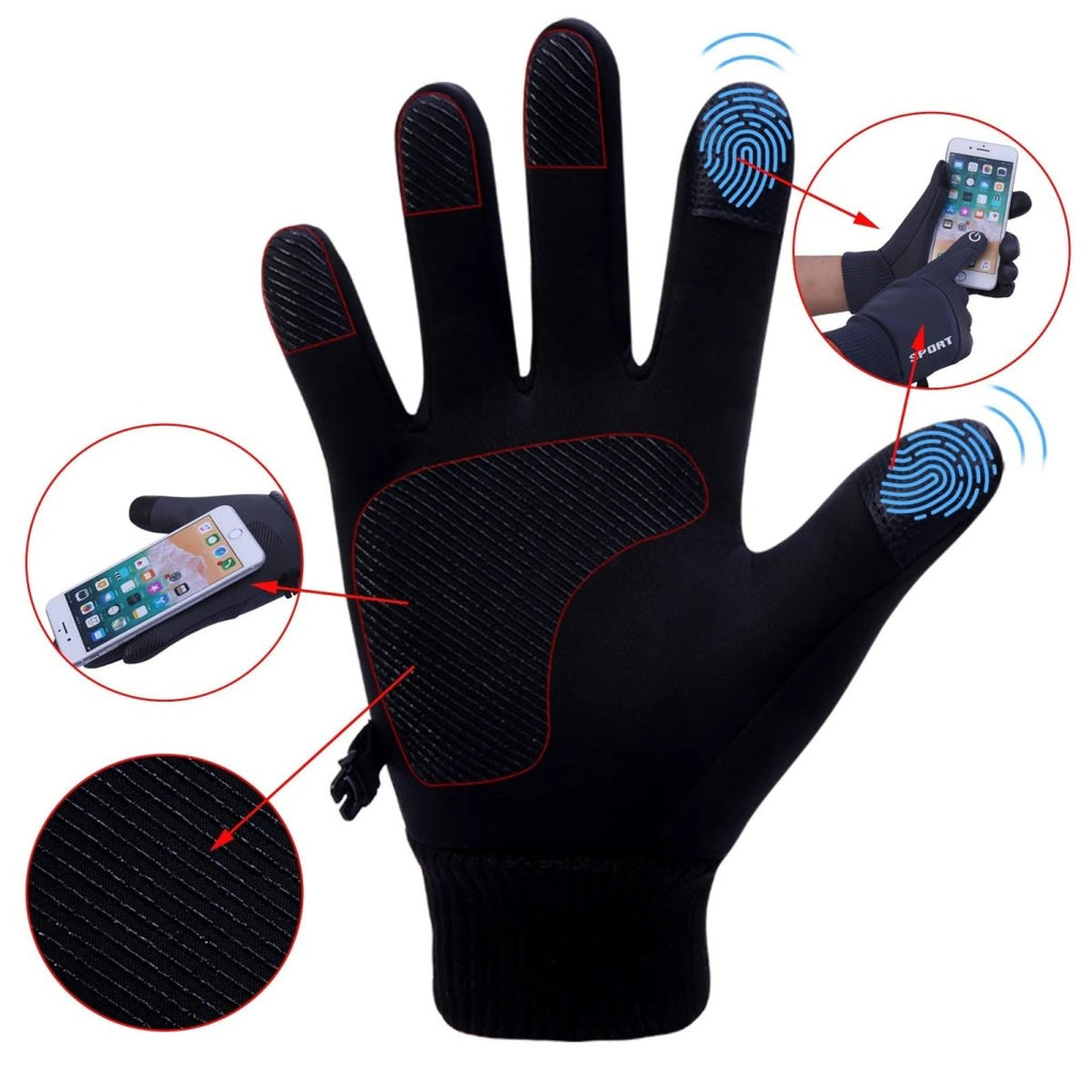 TOUCHWARM – Thermal Touch Screen Gloves Waterproof, Anti-Skid Grip 3