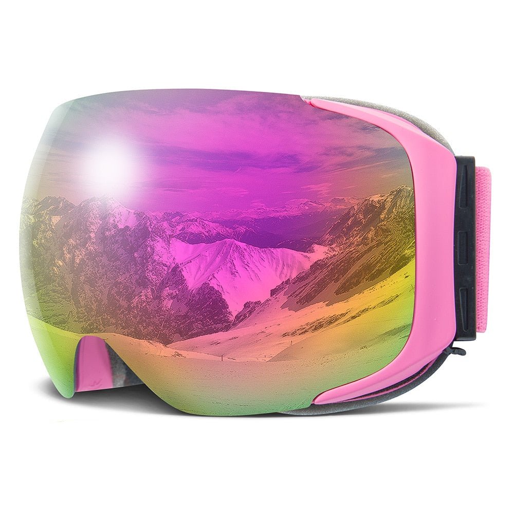 MIRRORMAG – Premium Magnetic UV400 Anti-Fog Ski Goggles with Quick-Change Lenses 1