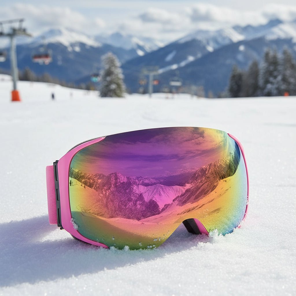 MIRRORMAG – Premium Magnetic UV400 Anti-Fog Ski Goggles with Quick-Change Lenses 0