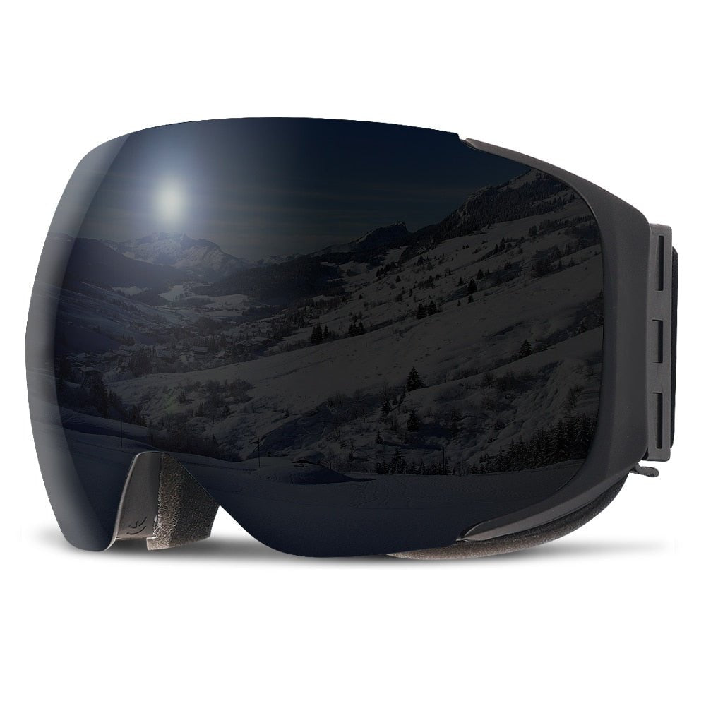 MIRRORMAG – Premium Magnetic UV400 Anti-Fog Ski Goggles with Quick-Change Lenses 7