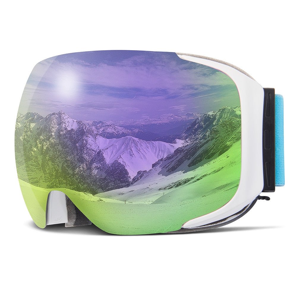 MIRRORMAG – Premium Magnetic UV400 Anti-Fog Ski Goggles with Quick-Change Lenses 5