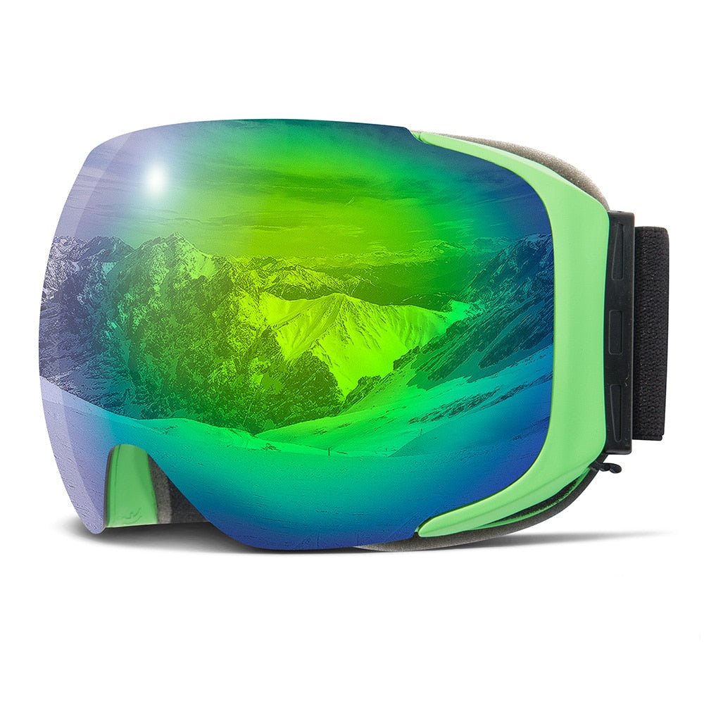 MIRRORMAG – Premium Magnetic UV400 Anti-Fog Ski Goggles with Quick-Change Lenses 9