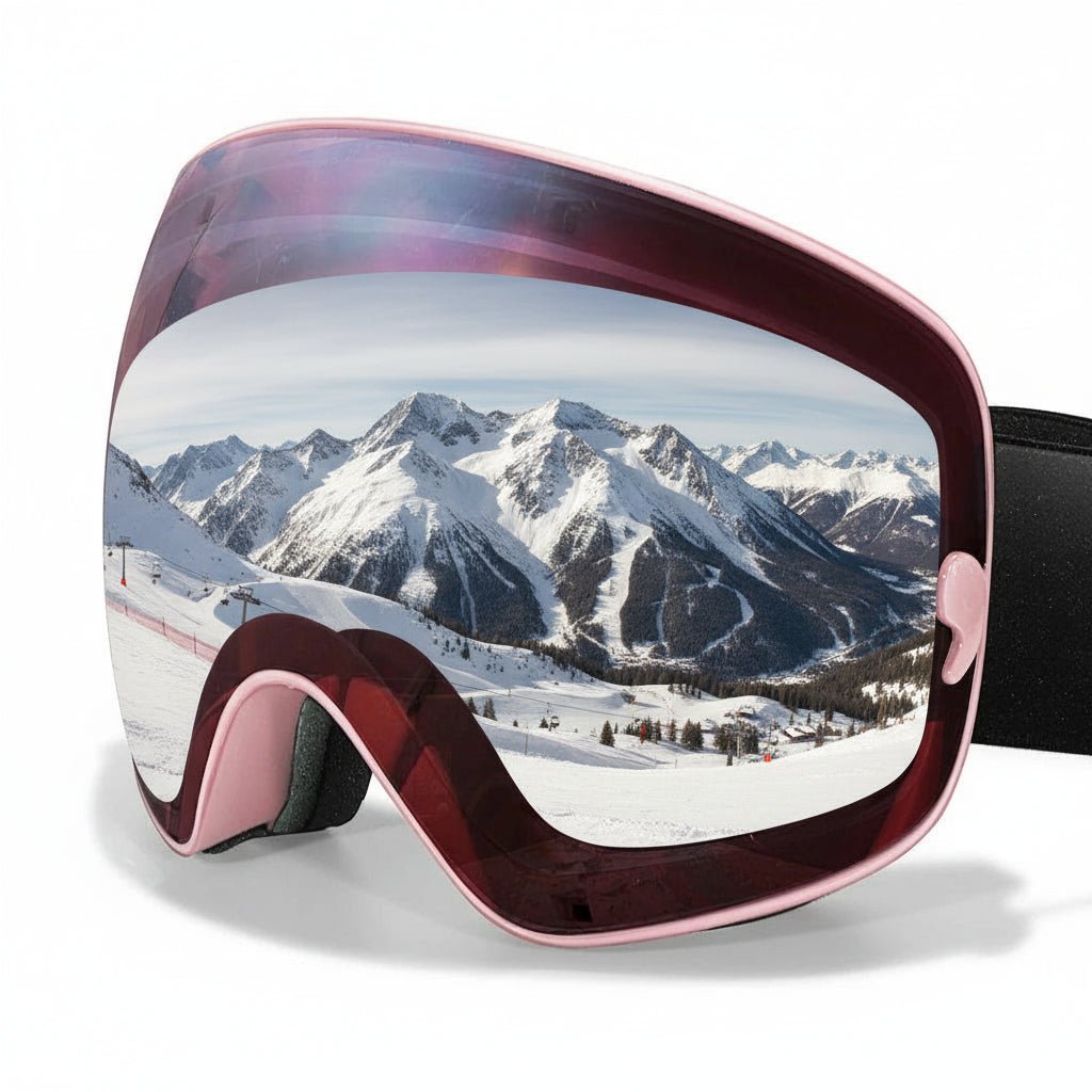 GLACIERGLOW – Premium Anti-Fog Ski Goggles with UV400 Protection & Night Vision Lens 7