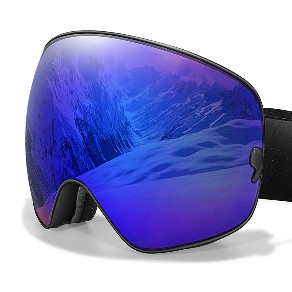 GLACIERGLOW – Premium Anti-Fog Ski Goggles with UV400 Protection & Night Vision Lens 10