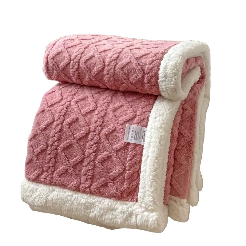 Snuggle Sherpa Blanket – Reversible Fleece Throw for All Seasons