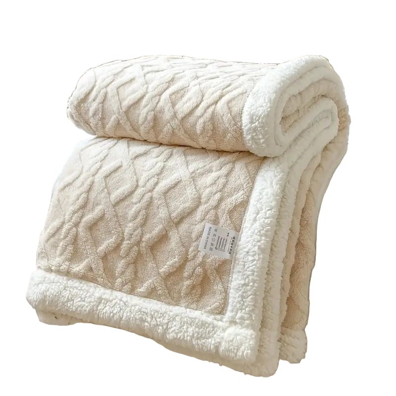 Snuggle Sherpa Blanket – Reversible Fleece Throw for All Seasons