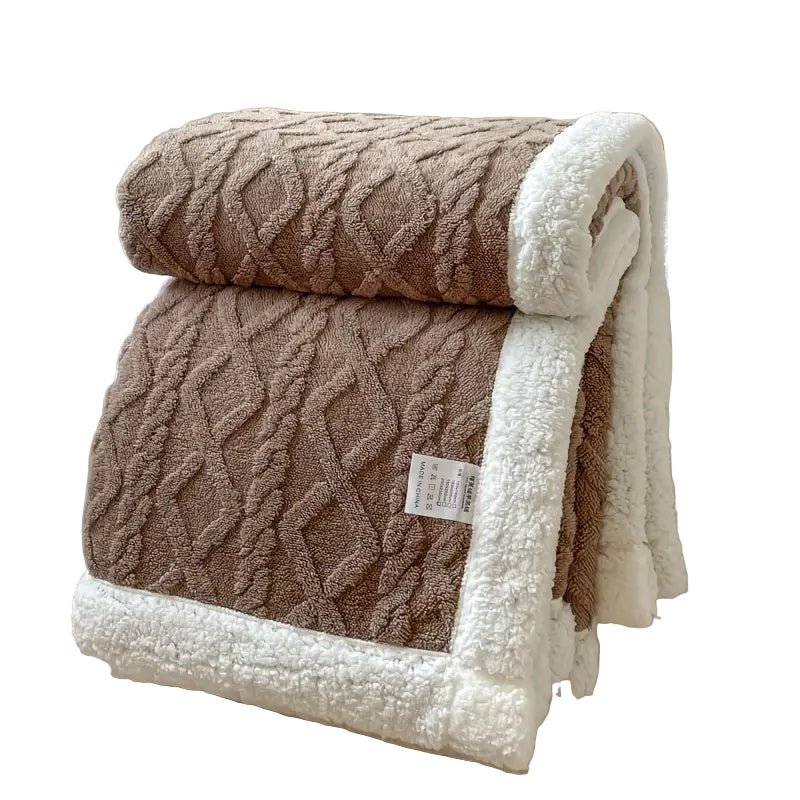 Snuggle Sherpa Blanket – Reversible Fleece Throw for All Seasons