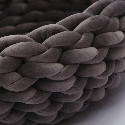 SNUGWOOL – Morbido cesto in lana per animali con supporto alto ai bordi