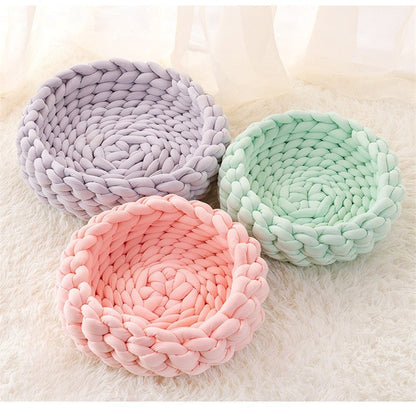 SNUGWOOL – Morbido cesto in lana per animali con supporto alto ai bordi