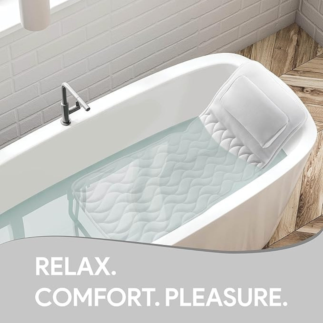 SOAKLUX – Full Body Bathtub Pillow for Spa-Like Comfort