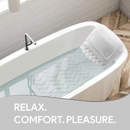 SOAKLUX – Full Body Bathtub Pillow for Spa-Like Comfort