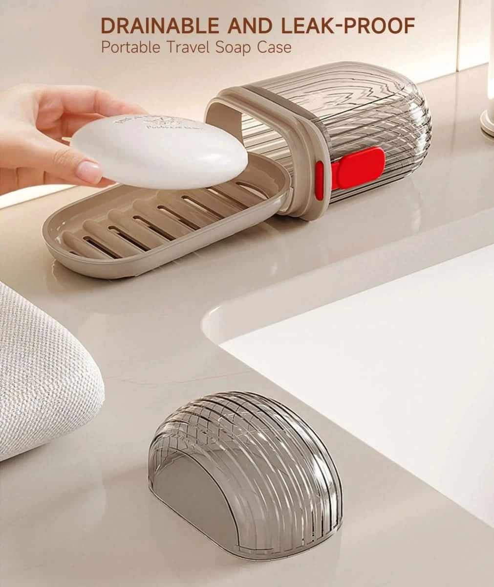 SOAPSAFE – Estojo para Sabonete de Viagem para Higiene Fácil em Movimento