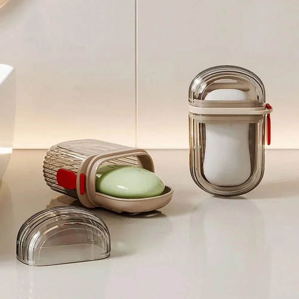 SOAPSAFE – Estojo para Sabonete de Viagem para Higiene Fácil em Movimento