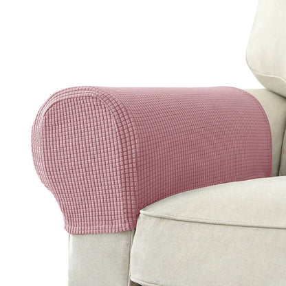 Premium Stretch Armrest Covers - Waterproof Quilted Sofa Protectors Set 9