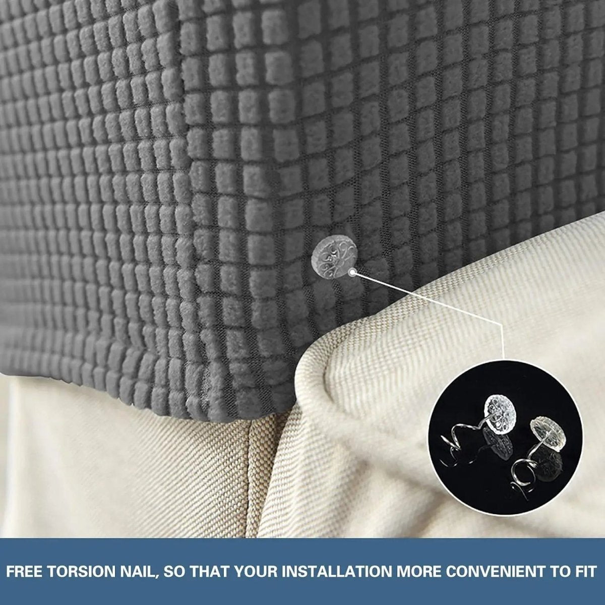 Premium Stretch Armrest Covers - Waterproof Quilted Sofa Protectors Set 5