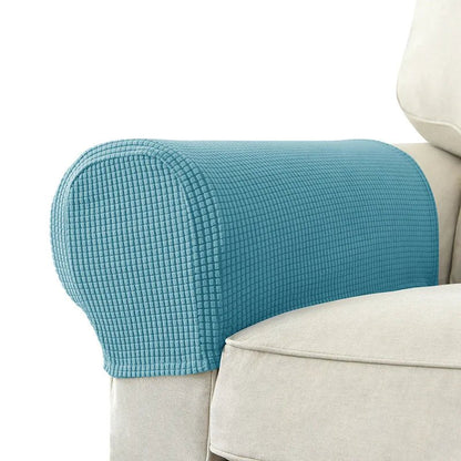 Premium Stretch Armrest Covers - Waterproof Quilted Sofa Protectors Set 7