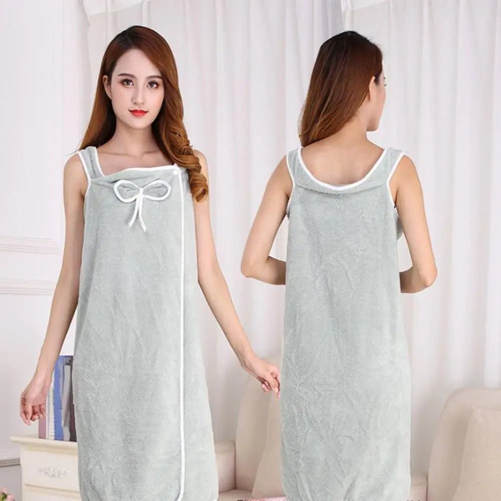  Soft Coral Fleece Women's Bathrobe - soft & breathable for ultimate comfort-1