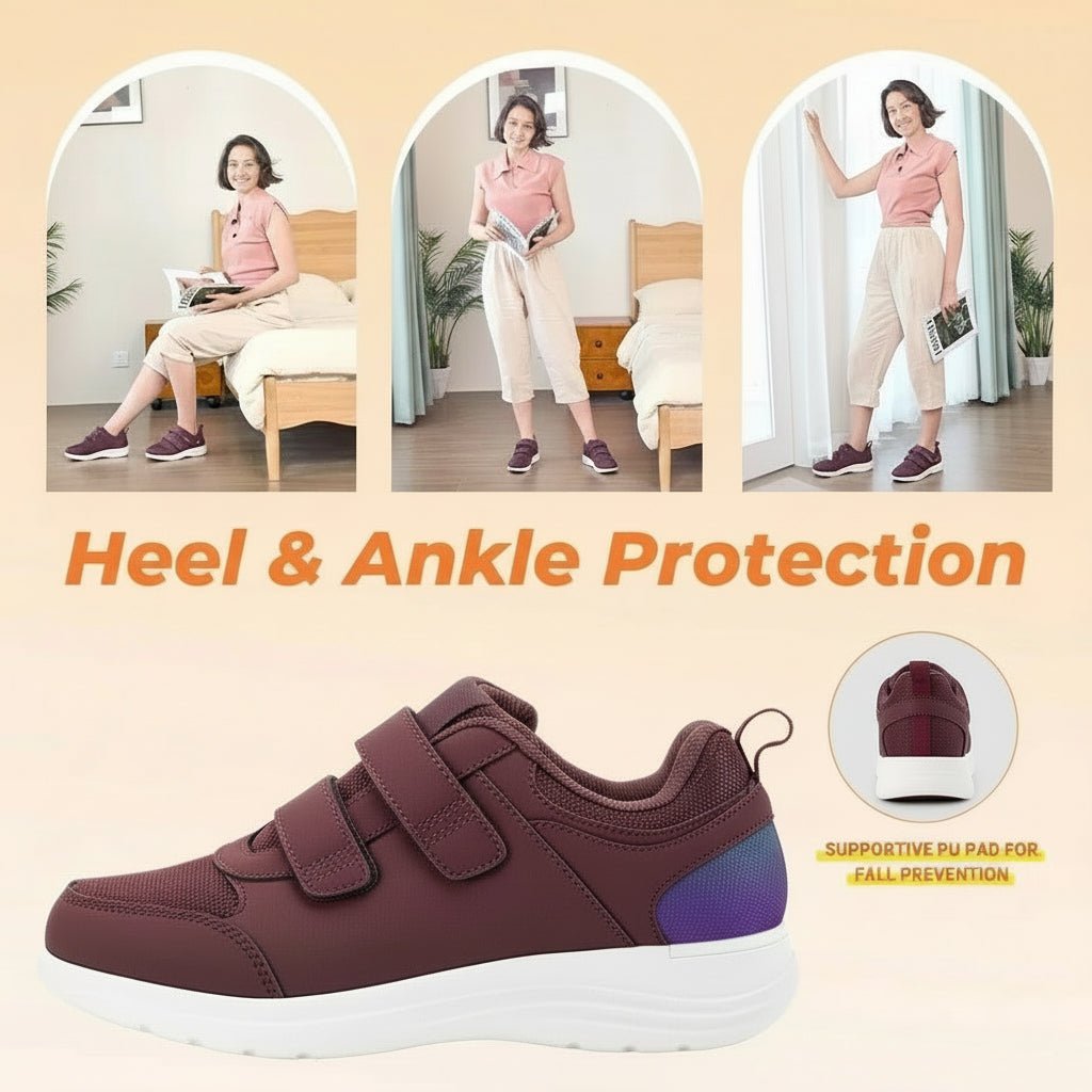 DIABEFLEX – Women’s Lightweight Diabetic Walking Shoes with Adjustable Fit for Swelling 4