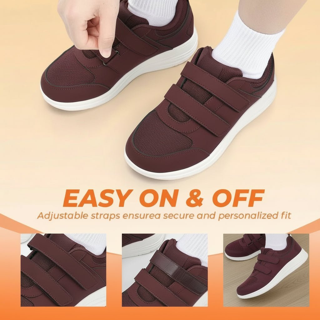 DIABEFLEX – Women’s Lightweight Diabetic Walking Shoes with Adjustable Fit for Swelling 2