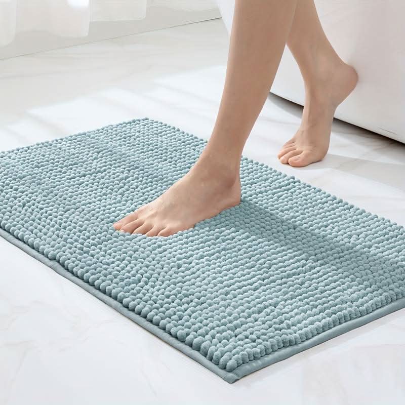 OzBath - Chenile Bath Mat with Quick-Dry Microfiber and Non-Slip Base 7