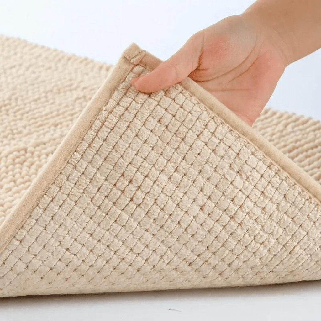 OzBath - Chenile Bath Mat with Quick-Dry Microfiber and Non-Slip Base 5