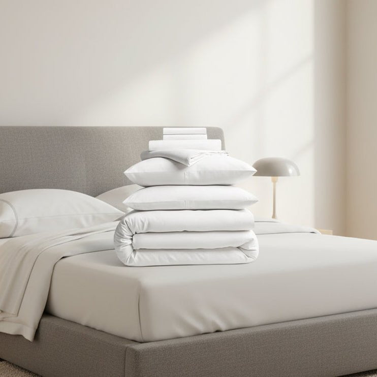 Luxury 1000TC Cotton Bedding Set - Soft Duvet Covers & Elegant Bedlinen 0