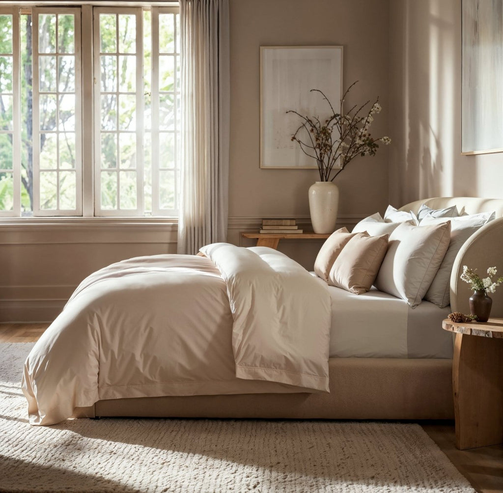 Luxury 1000TC Cotton Bedding Set - Soft Duvet Covers & Elegant Bedlinen 8