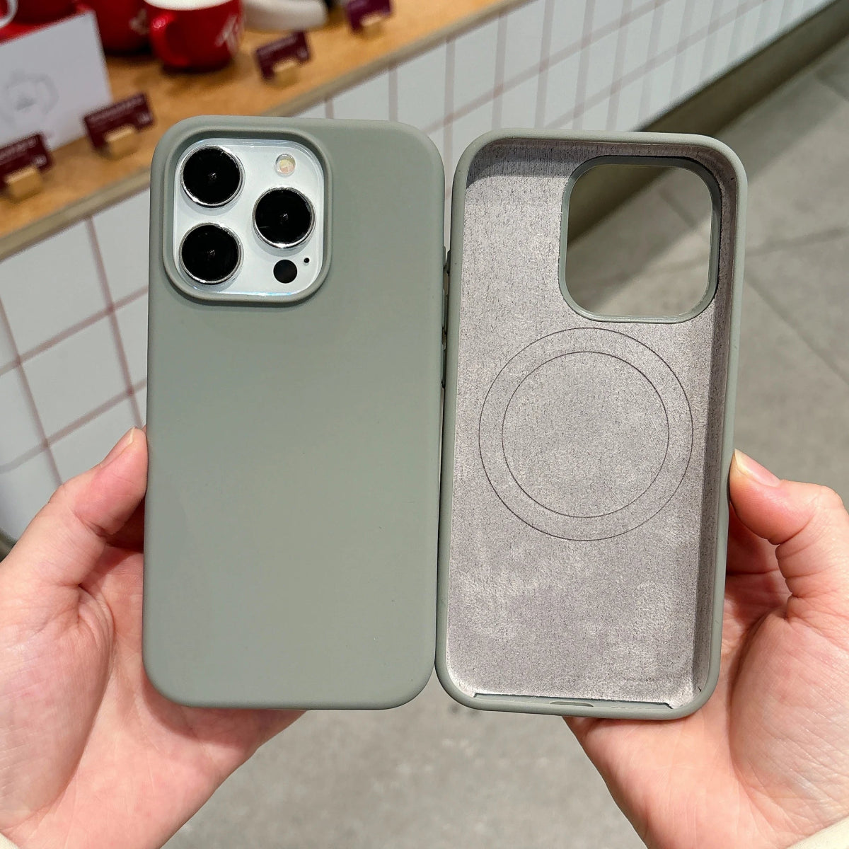 SOFTLOCK – Liquid Silicone Magnetic MagSafe Case for iPhone 17