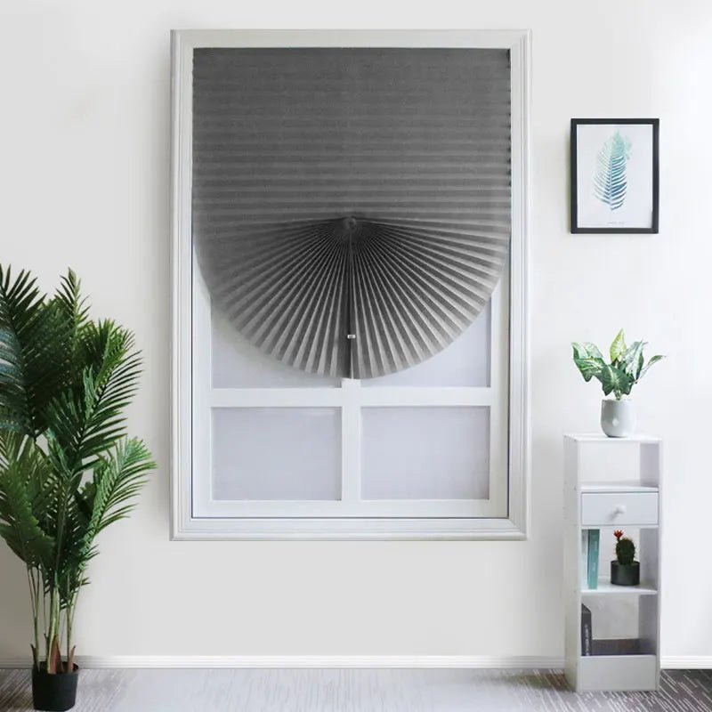 SHADEORA – Self-Adhesive Pleated Blinds, Non-Woven Window Shades for Light Control & Privacy 4