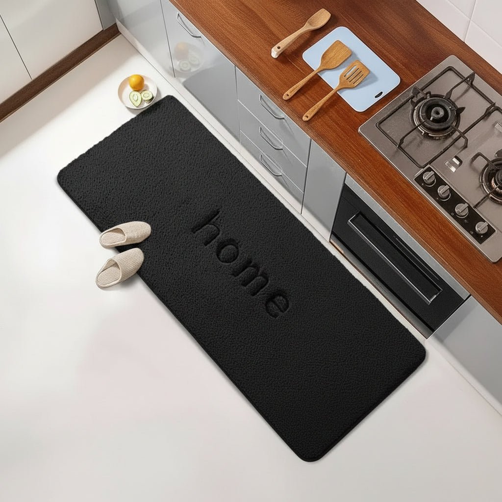 SOFTFOOT – Non-Slip Absorbent Flannel Mat for Everyday Home Use 0