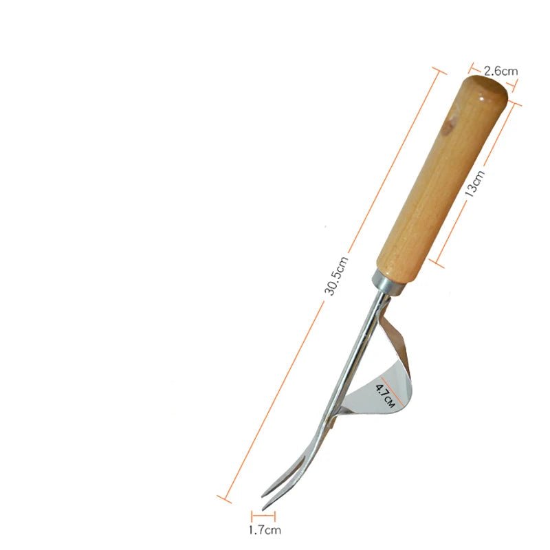 GardenPro - Dual-Purpose Carbon Steel Weeding Hoe & Gardening Tool 12