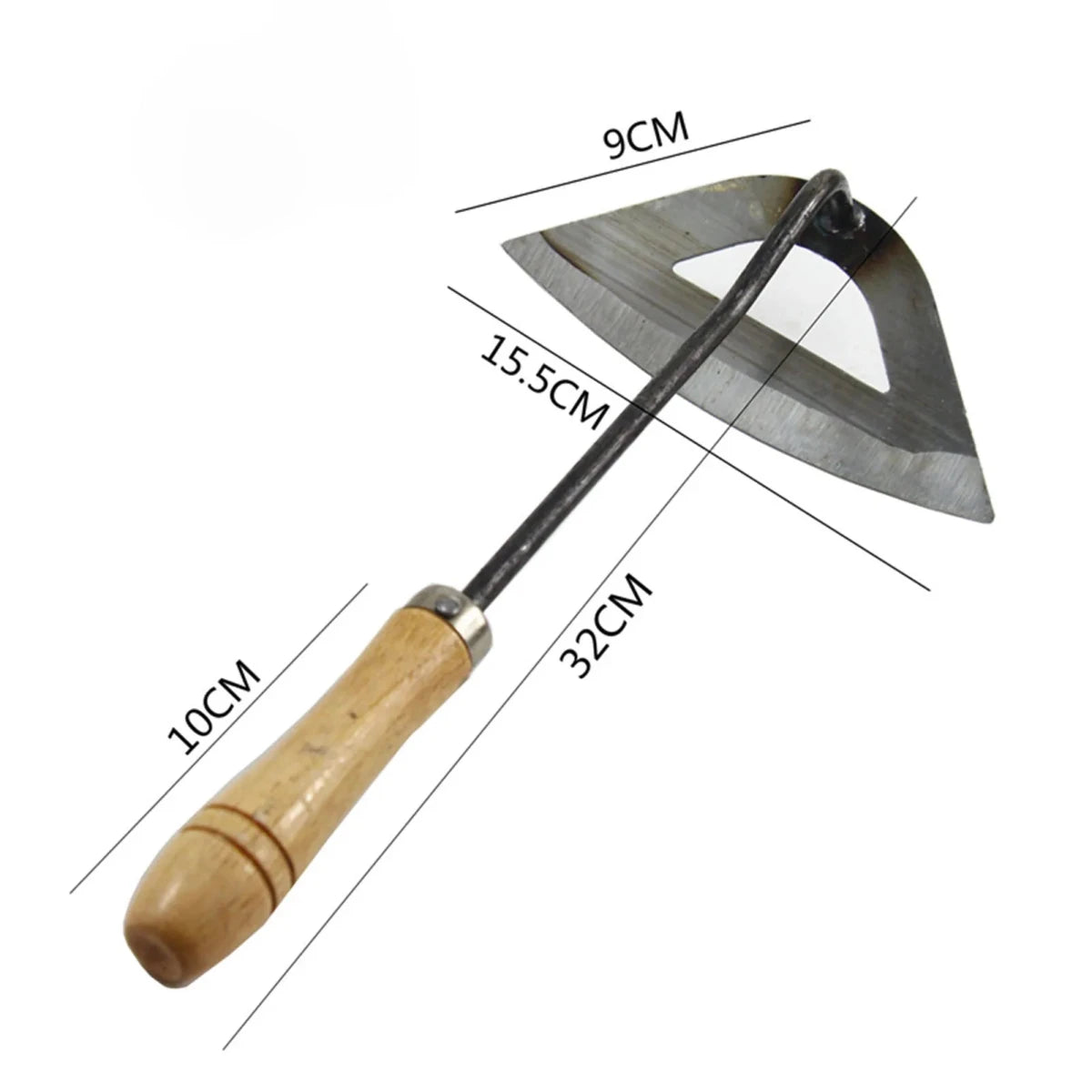 GardenPro - Dual-Purpose Carbon Steel Weeding Hoe & Gardening Tool 14