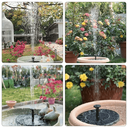 Solar Fountain Water Feature with Solar Panel – Eco-Friendly Outdoor Garden Decor for Ponds and Pools-3