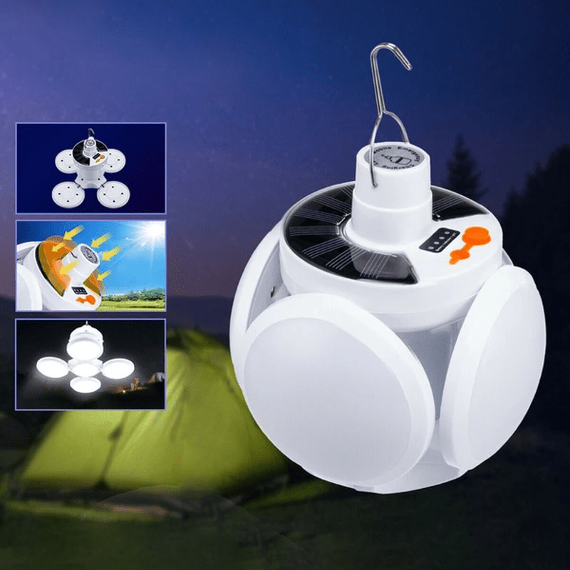 Portable Solar Lamp – Wireless, Waterproof Outdoor Light for Camping, Hiking, and Night Activities – 1200mAh Battery-4