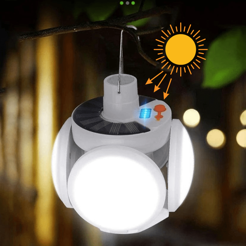 Portable Solar Lamp – Wireless, Waterproof Outdoor Light for Camping, Hiking, and Night Activities – 1200mAh Battery-3