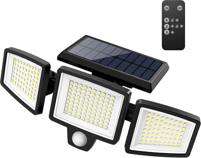 SOLARGUARD – Luz de Seguridad Solar con Sensor de Movimiento y Control Remoto
