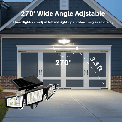 SOLARGUARD – Luz de Seguridad Solar con Sensor de Movimiento y Control Remoto