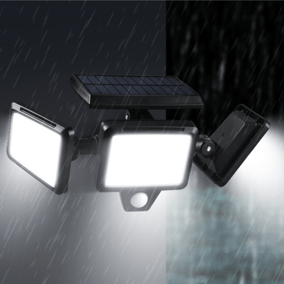 SOLARGUARD – Luz de Seguridad Solar con Sensor de Movimiento y Control Remoto