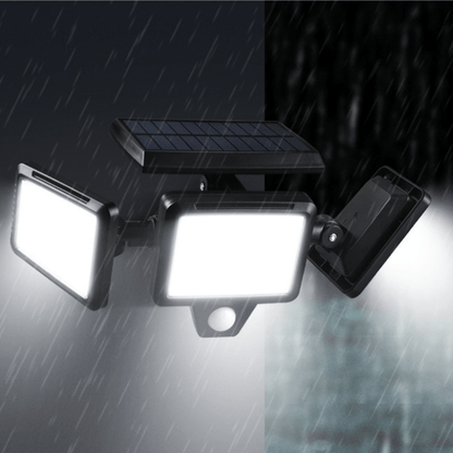 SOLARGUARD – Luz de Seguridad Solar con Sensor de Movimiento y Control Remoto