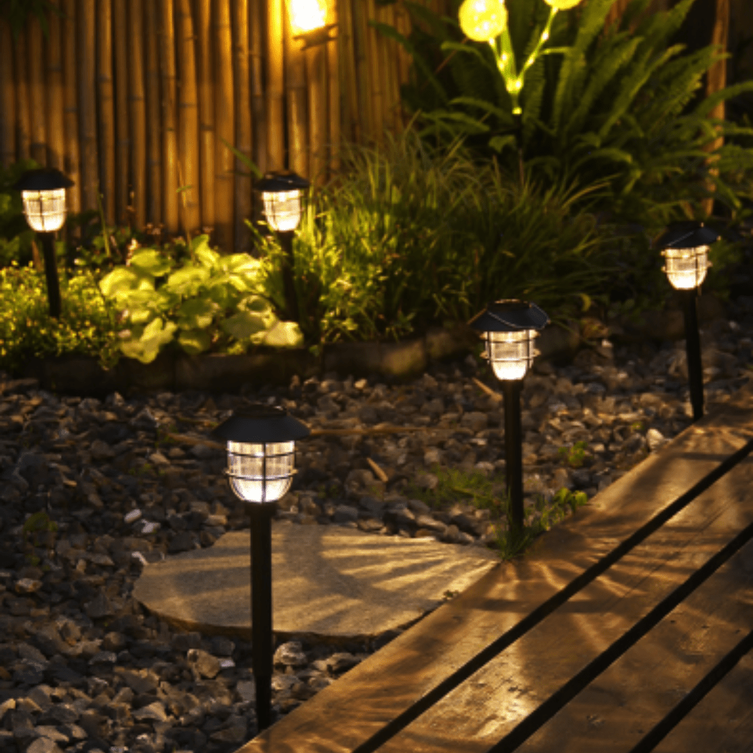 SOLARSPIKE – 2 Stuks Zonne-energie Padverlichting voor Buiten Tuinverlichting