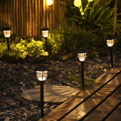 SOLARSPIKE – 2 Stuks Zonne-energie Padverlichting voor Buiten Tuinverlichting