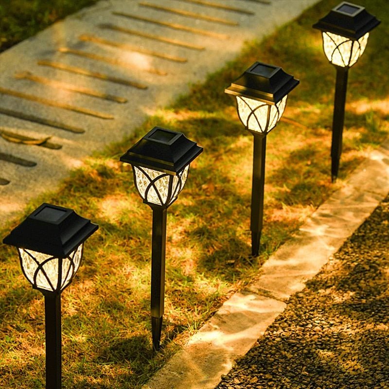 SolarGlow - Solar LED Garden Lights with Automatic On/Off for Outdoor Use 0