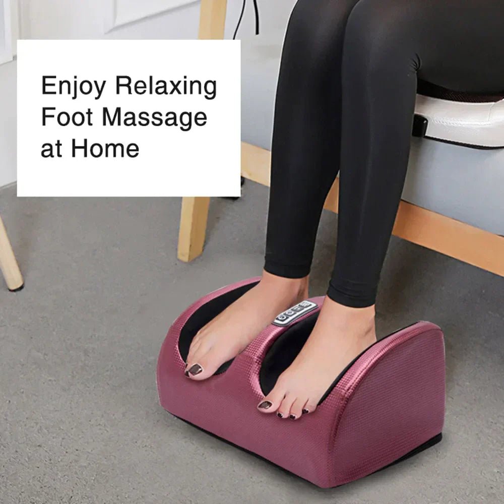  Shiatsu foot massage device with heat function - 12 massage balls, adjustable intensity, comfortable and relaxing-5