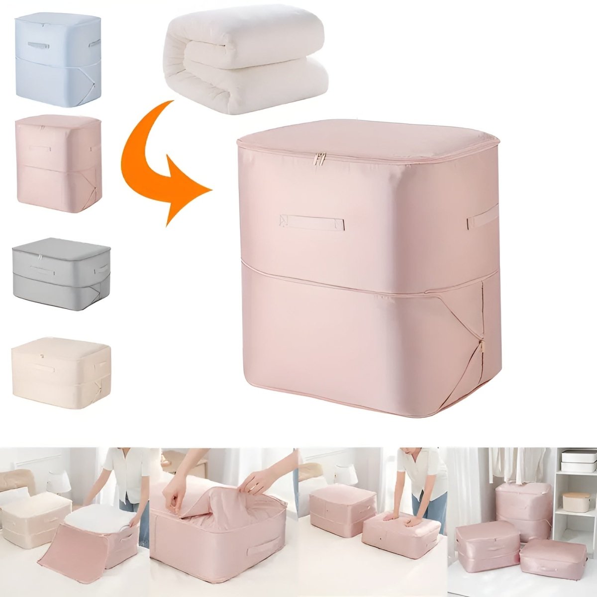 Sac SpaceSaver – Sac de rangement compressible pour vêtements et literie