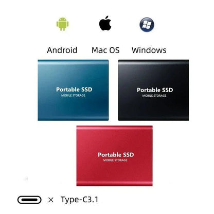 Speedvault SSD-External 128TB hard drive with ultra-fast USB-C & USB 3.1 connection 2