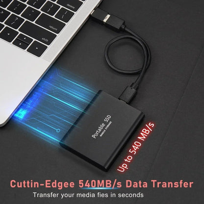Speedvault SSD-External 128TB hard drive with ultra-fast USB-C & USB 3.1 connection 1