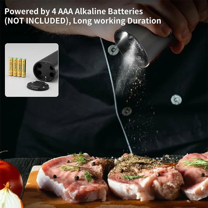 SPICEDUO – Elektrische zout- en pepermolen set met instelbare grofheid